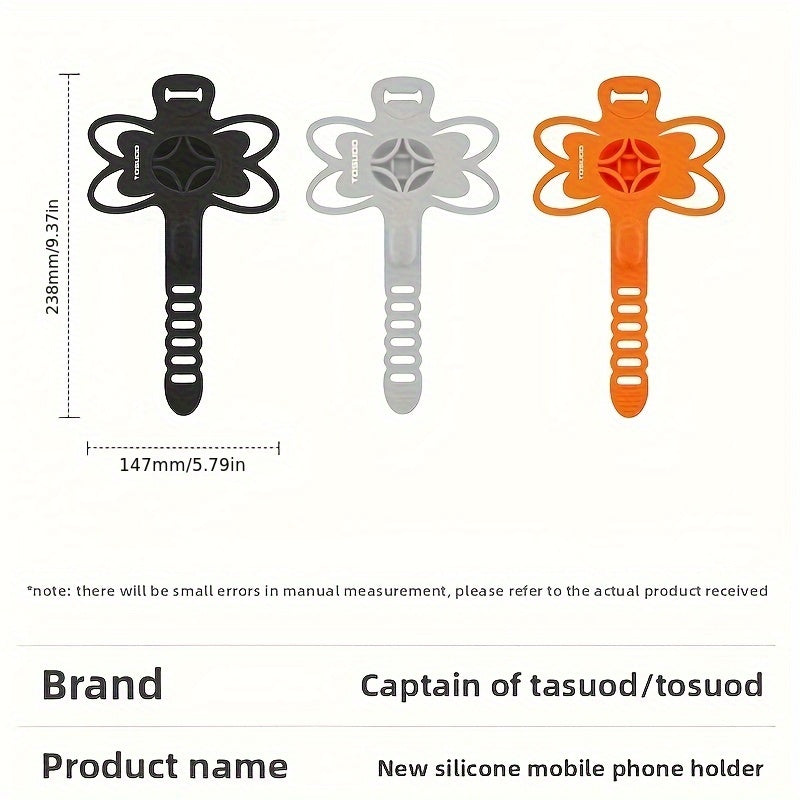 TOSUOD Bike Phone Mount, Universal Mobile Phone Holder for Mountain Bike, Road Bike