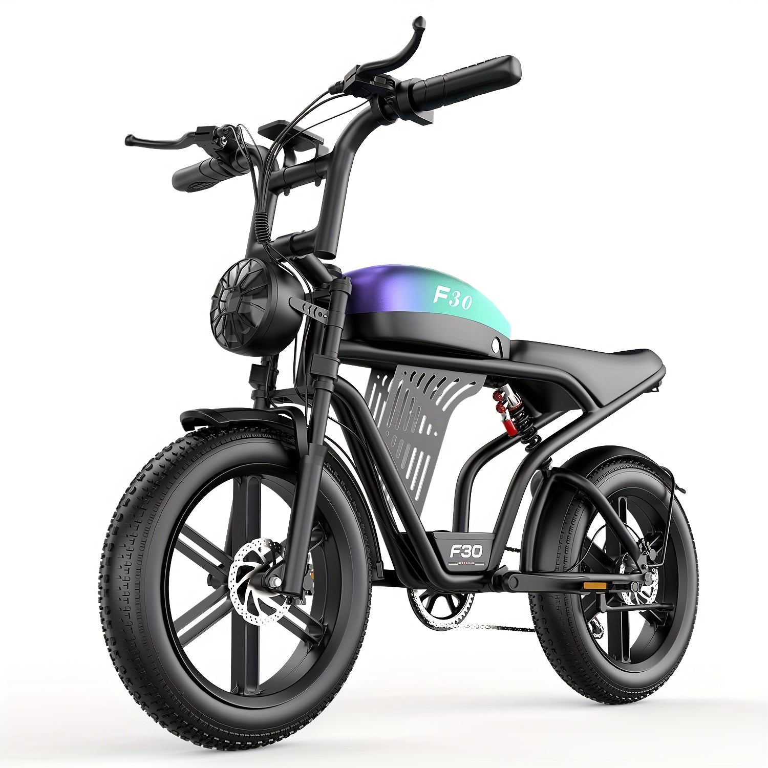 F30-20 Inch ×4 Fat Tire Electric Mountain Bike, 749W Motor And 27.9MPH