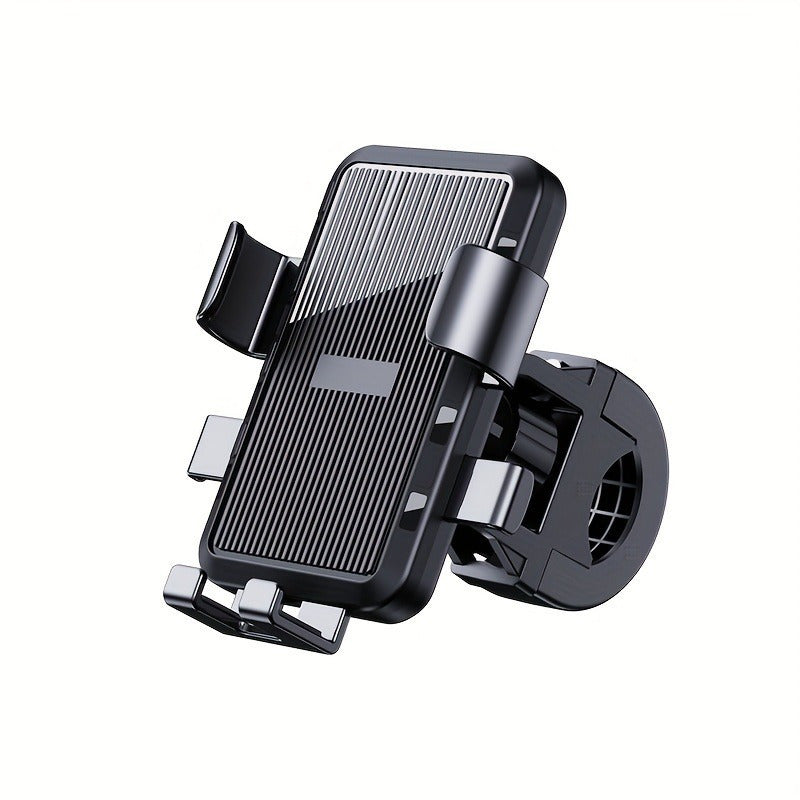 1pc Motorcycle Phone Holder, Bicycle Phone Holder, Shock-absorbing And Stable Handlebar Phone Holder