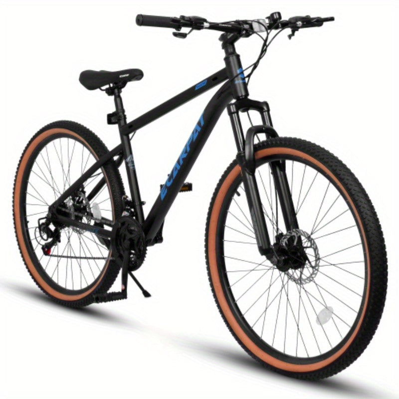 A24301 Ecarpat Mountain Bike 24 Wheels, 21-Speed Mens Womens Trail Commuter City Mountain Bike