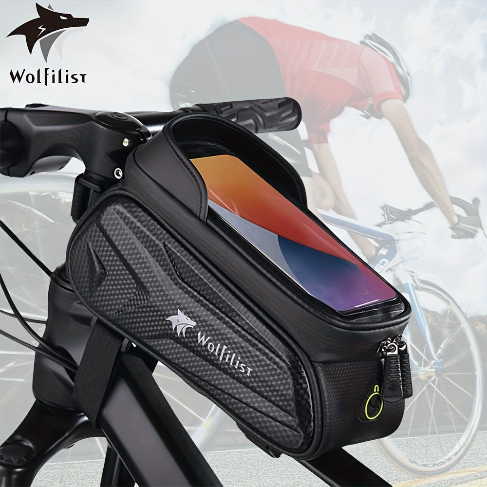 Bike Bag Bike Frame Bag Bike Phone Holder with TPU Sensitive Touch Screen