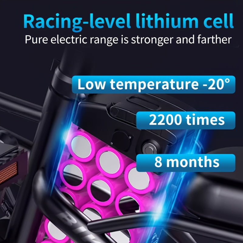 White Professional Folding Electric Bicycle Daxibu