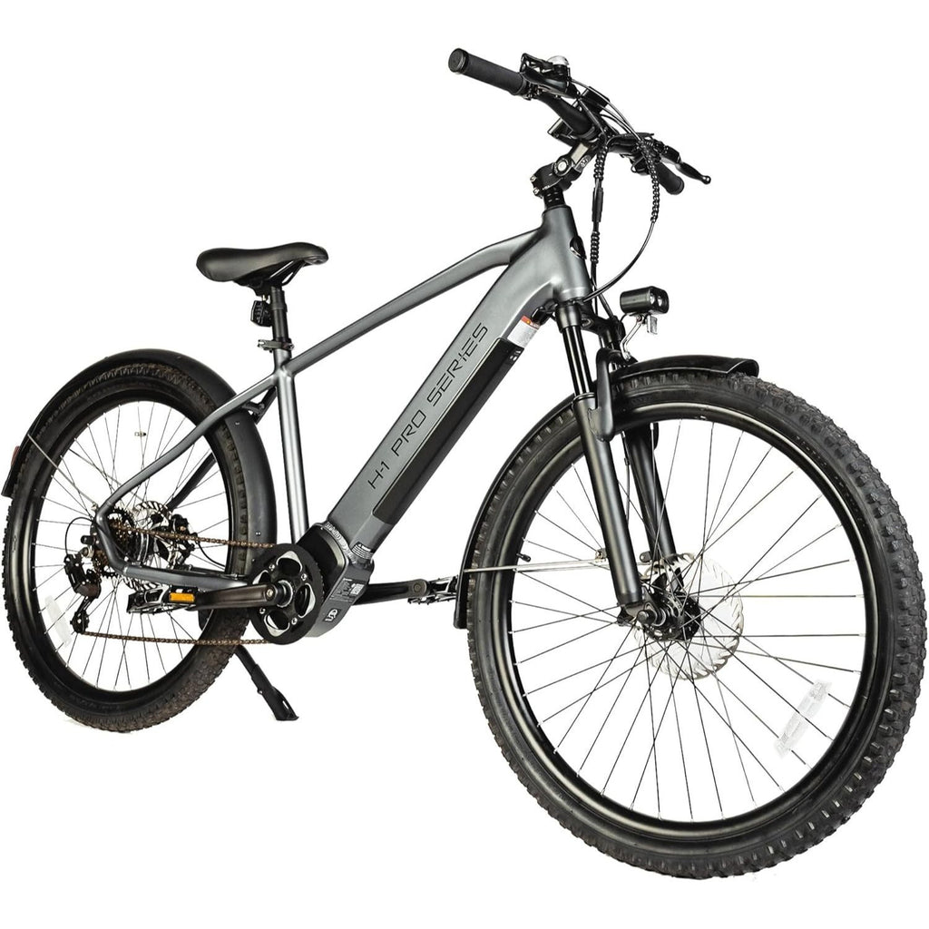 H-1 Pro Series Compass Electric Bicycle with 20 mph Max Speed, 500W Mid Motor