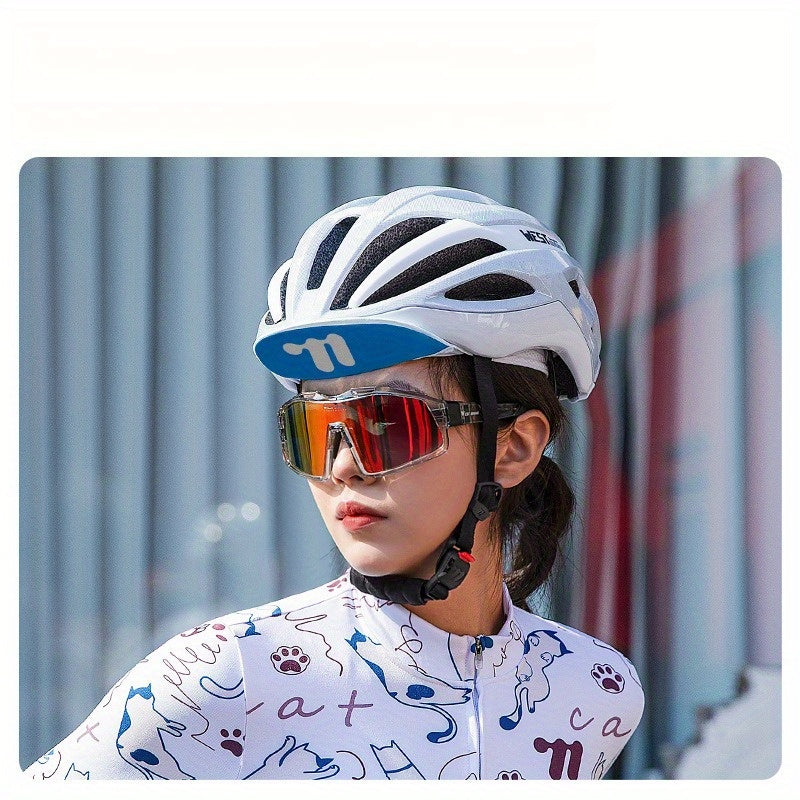 1pc Unisex Cycling Cap with UPF Sun Protection & Breathable Mesh Back - Lightweight Summer Bike Hat for Road Biking