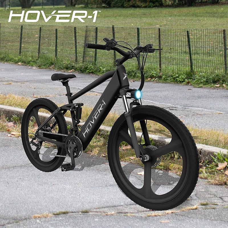 Hover-1 Instinct Electric Bike with 350W Motor, 18 mph Max Speed, 26” Tires