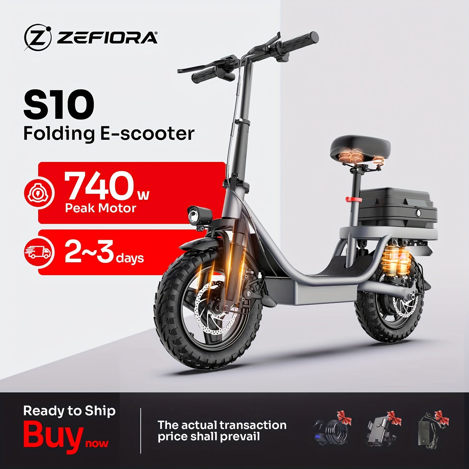 740W Peak Adult Folding Electric Bicycle, Commuter City Folding Electric Bicycle