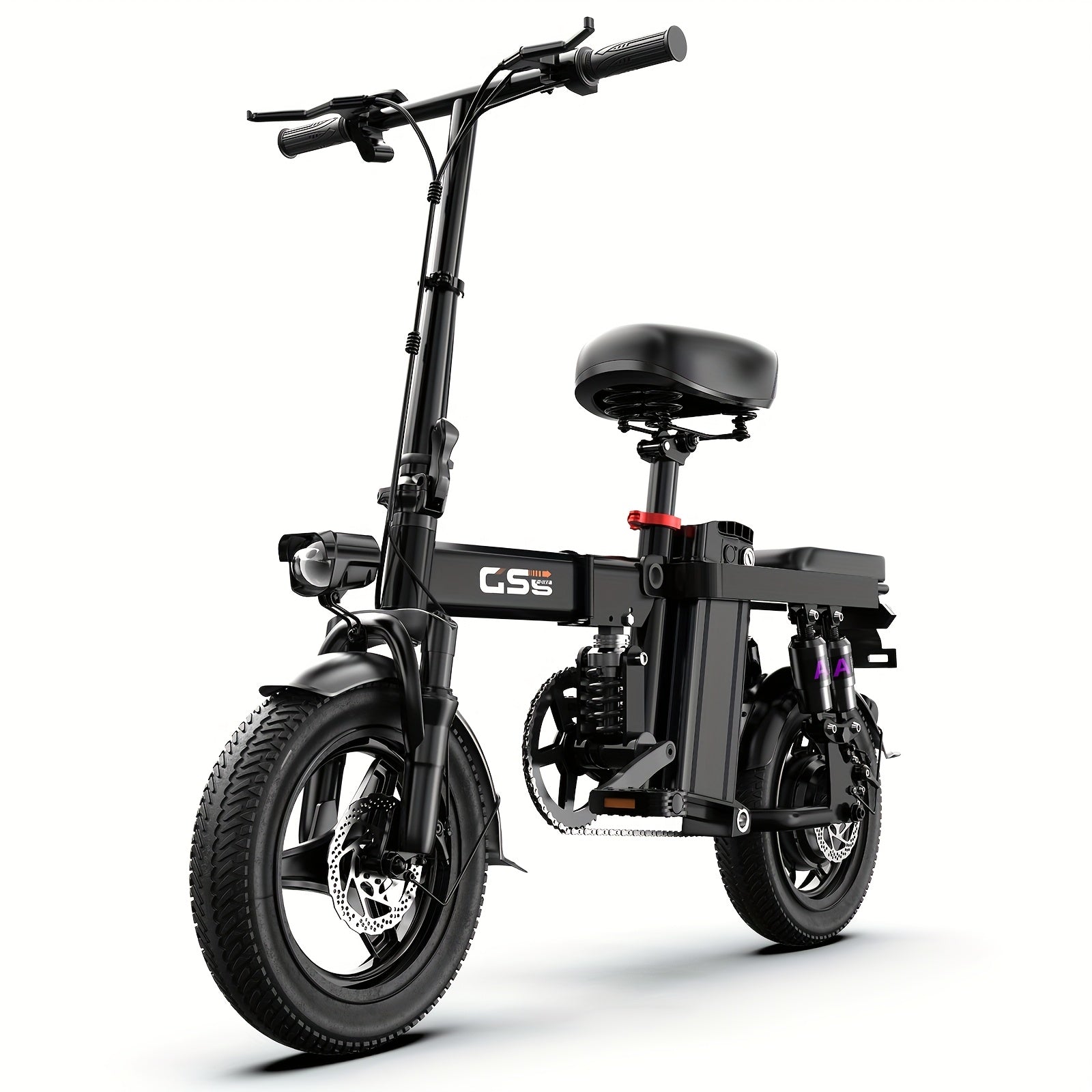 Electric Bike for Adults Peak 740W, 230 MPH Max Speed Folding Electric Bicycles, 14\