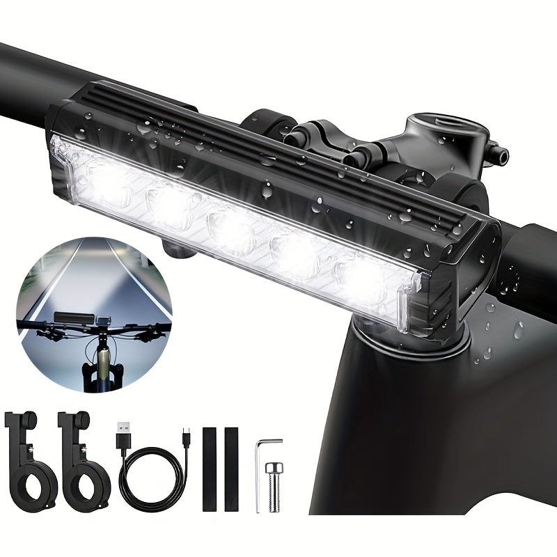 USB Uper Bright Bicycle Lights, 2800 Lumens 6400mAh