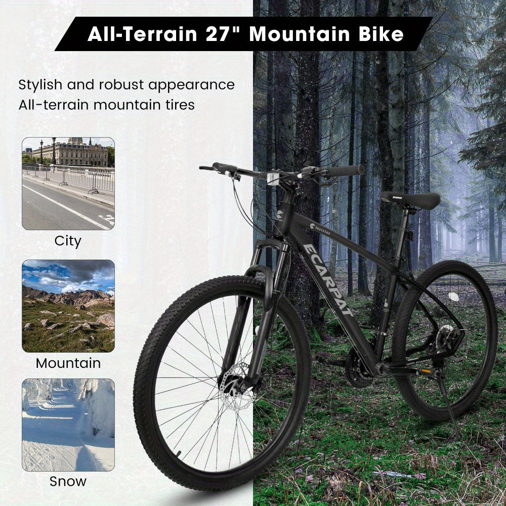 A2757 27 Inch Mountain Bike 21 Speed, Suspension Fork, Aluminum Frame Disc Brake