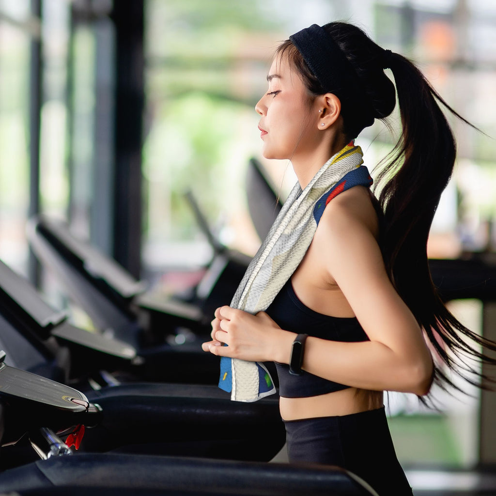 Men'S Cycling Gear - Light Blue T-Shirt, Black Shorts with White & Red Accents