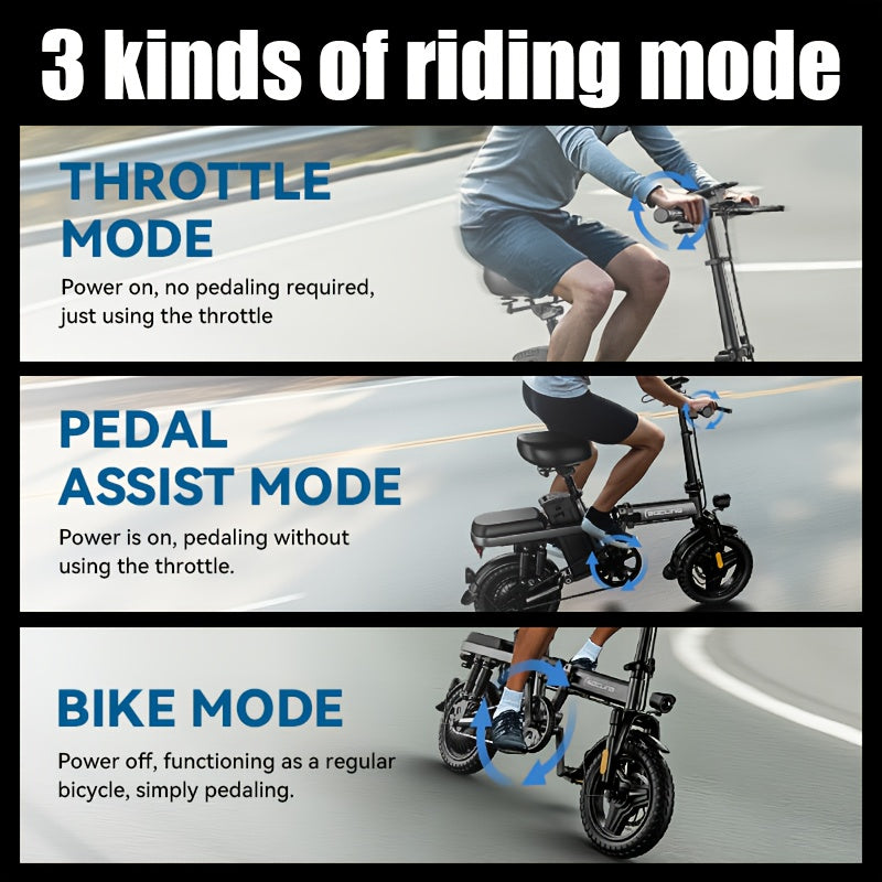 Electric Folding Bike Rated 500W\u002F350W (Peak 740W\u002F500W )