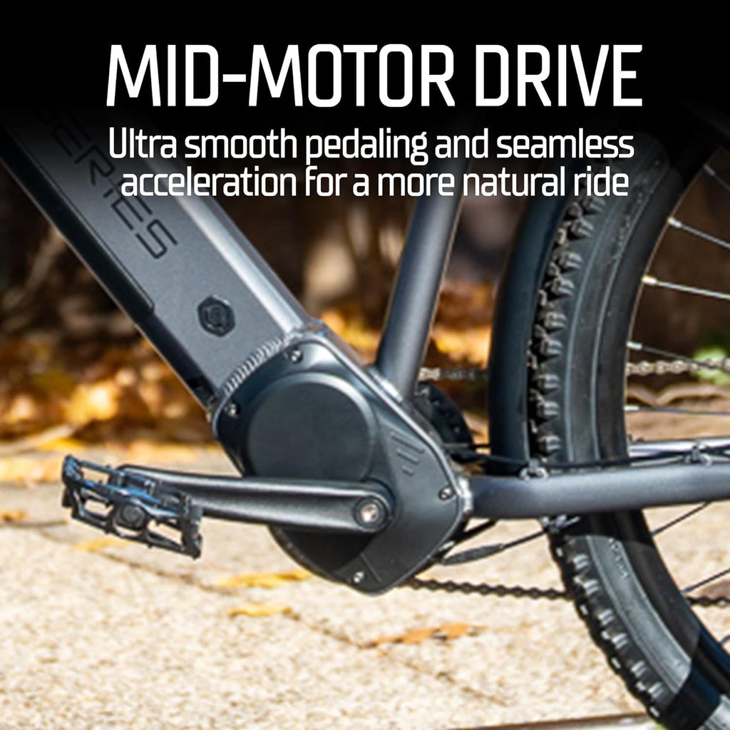 H-1 Pro Series Compass Electric Bicycle with 20 mph Max Speed, 500W Mid Motor