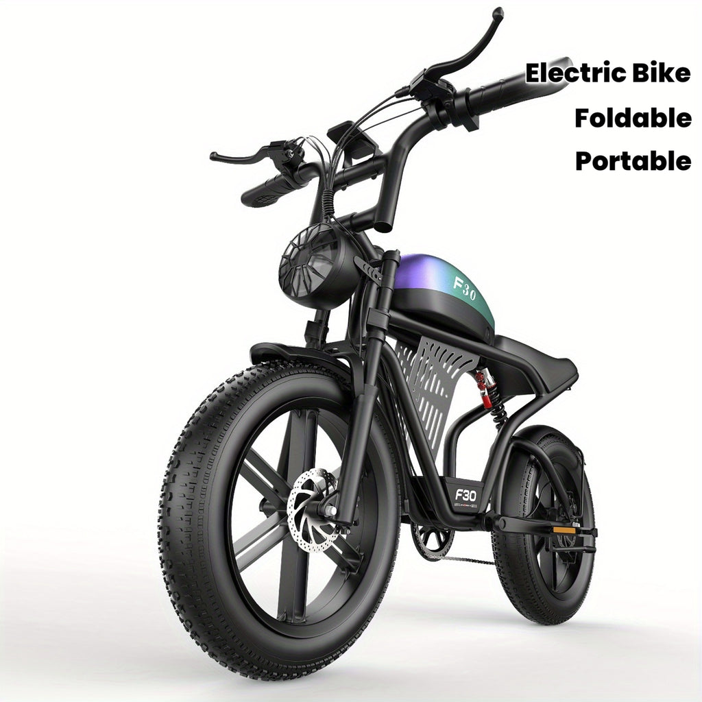 F30 Electric Bike - 48V 20Ah Battery, 749W Motor, 27.9MPH Speed, 65 Miles Range, 440LBS Load, 20\