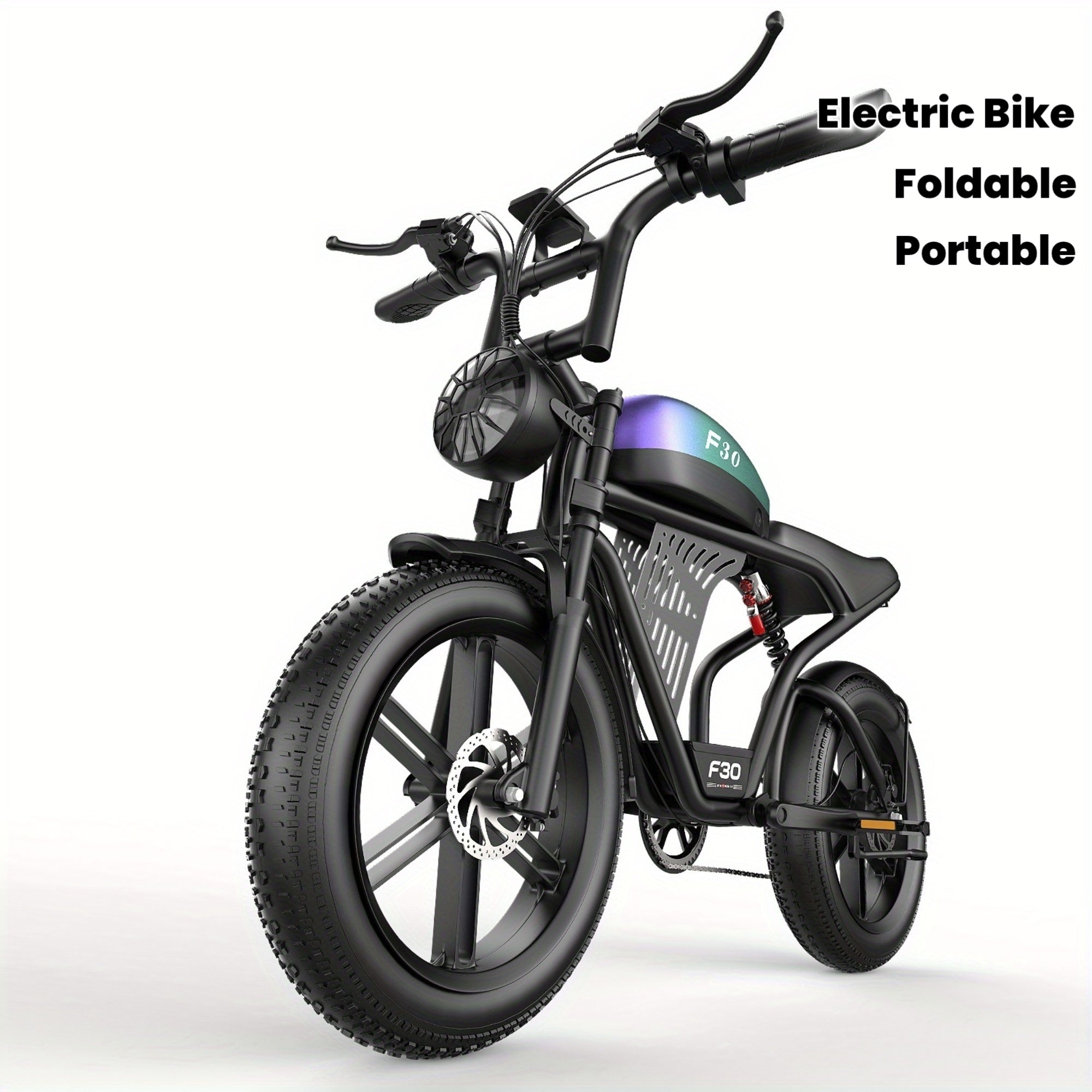 F30 Electric Bike - 48V 20Ah Battery, 749W Motor, 27.9MPH Speed, 65 Miles Range, 440LBS Load, 20\