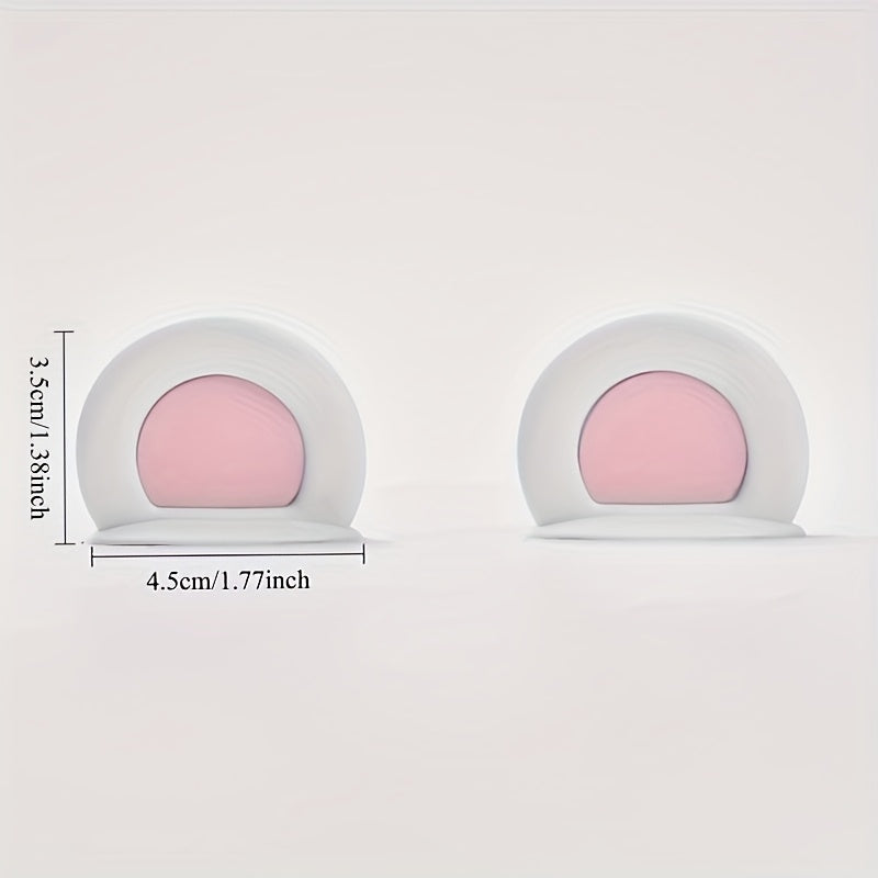 Set of 2 Cartoon Bear Fox Ears Designed for Ski Helmets