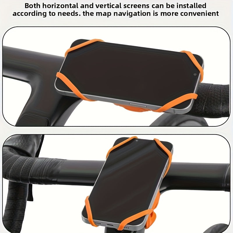 TOSUOD Bike Phone Mount, Universal Mobile Phone Holder for Mountain Bike, Road Bike