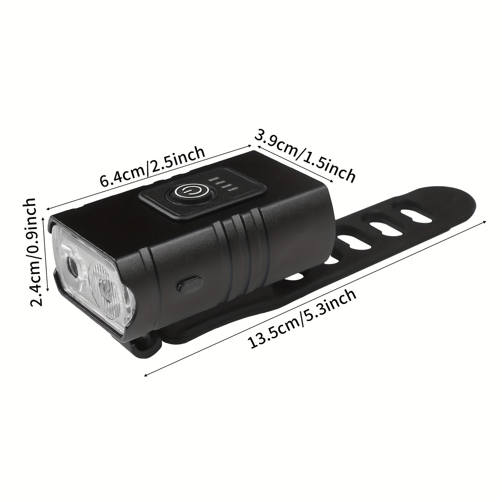High Brightness T6 Dual LED! Bicycle Front Light, USB Charging
