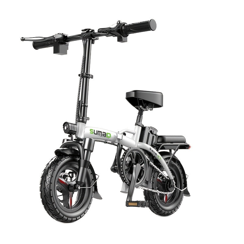 740W High-Power Lightweight Foldable E- with 20 MPH Speed & 35-Mile Range - Removable Battery