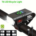 New LED Bike Light 1000LM USB Rechargeable Power Display Mountain Road Cycling Front Lamp Flashlight Riding Equipment IPX4