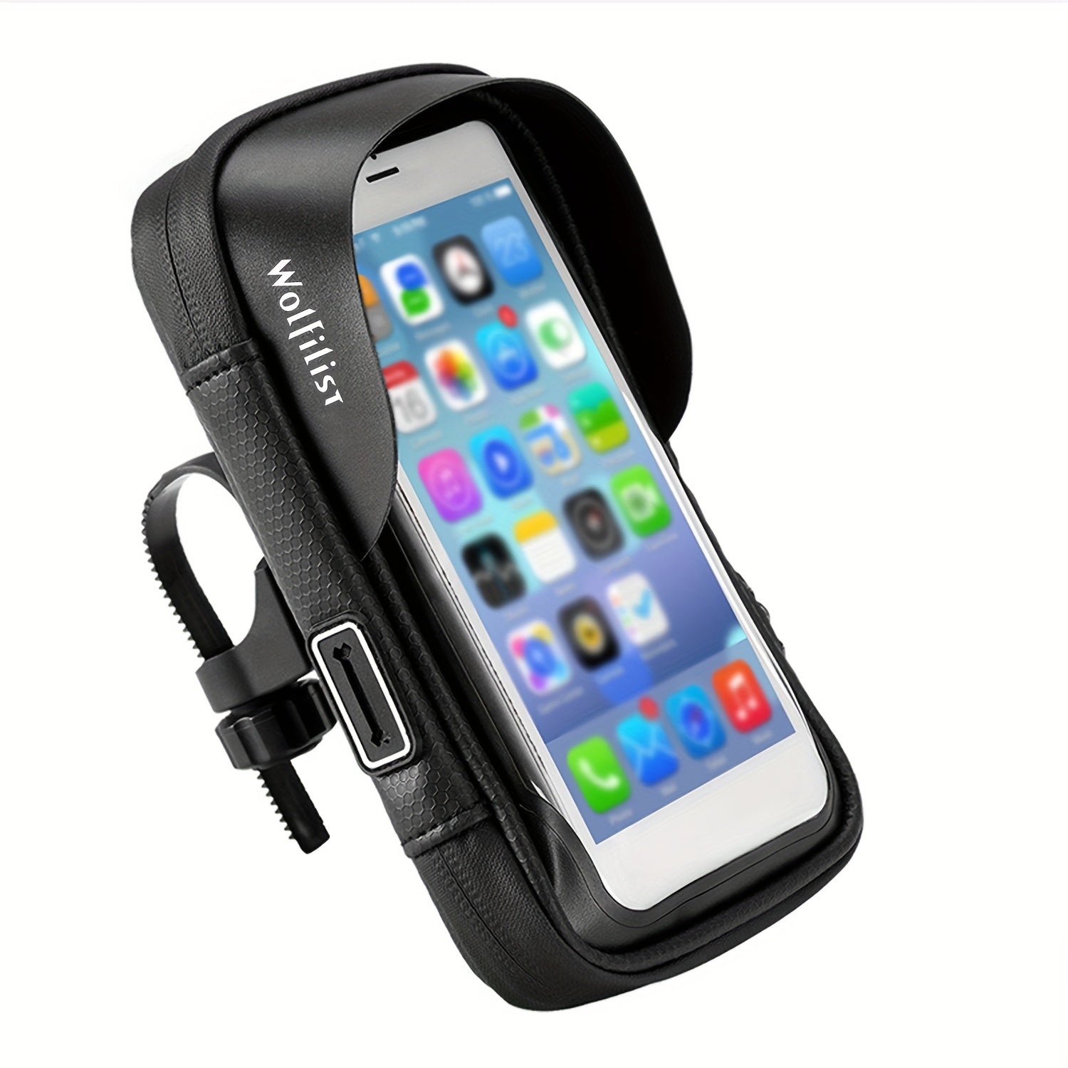 Bicycle Front Frame Handlebar Bag - Phone Mount for Bikes, Holder Case for Phones