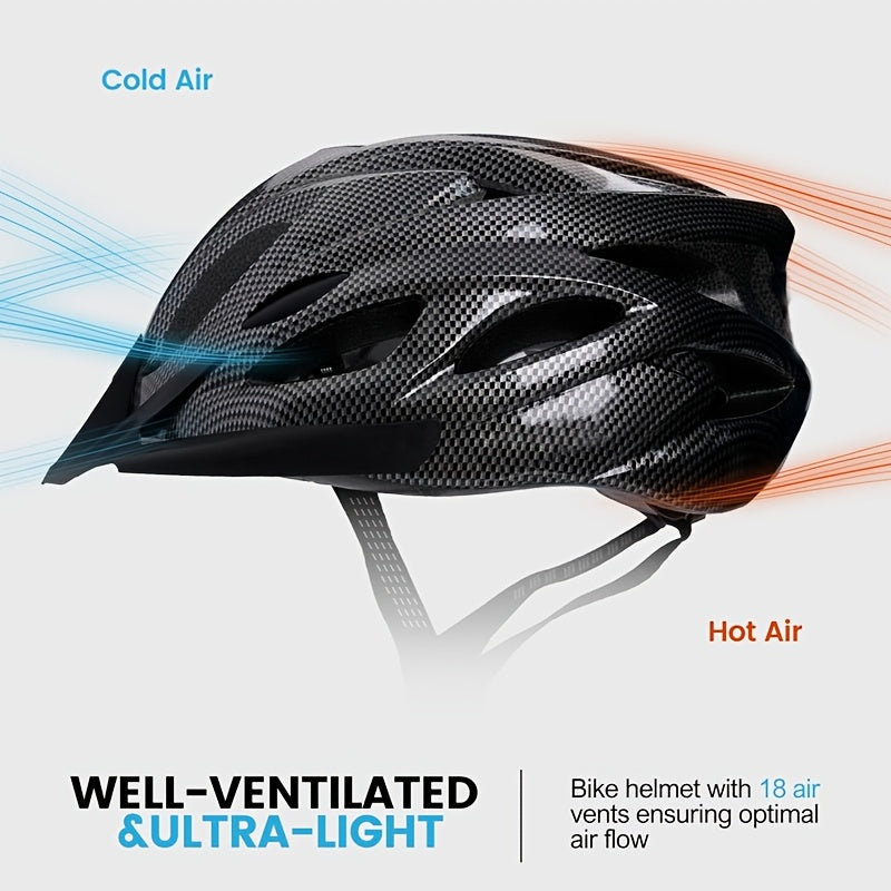 1 Adult Bike Helmet | Size 22.83-24.41 inch, Unisex-Adult, Polypropylene, Microshell, Adjustable Dial & Straps