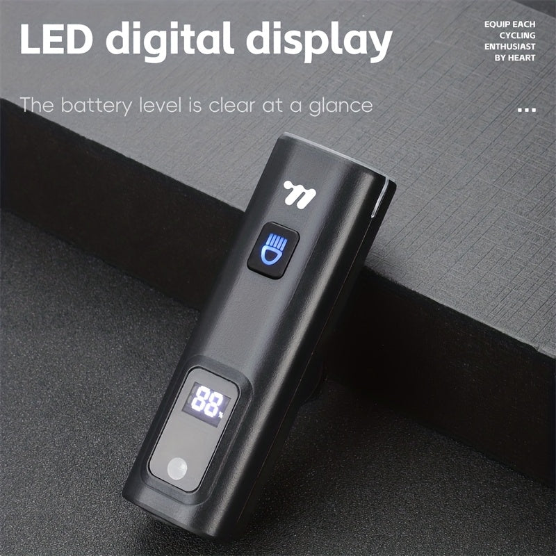 WEST BIKING Smart Bike Light 400LM USB-C Quick Charge Bike Headlight with Control