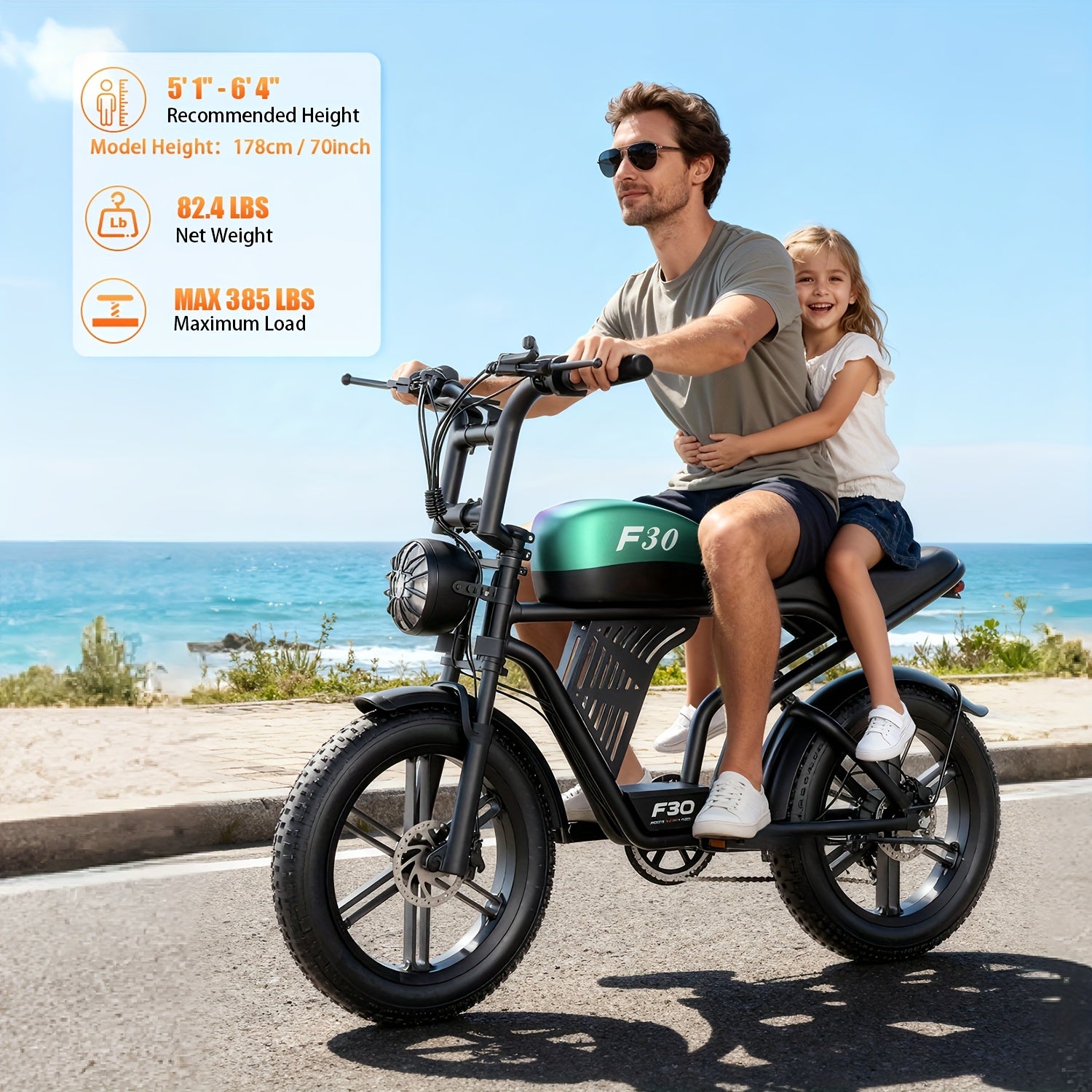 Electric Mountain Bike with Dual Suspension And Fat Tires, Featuring a 749W Motor