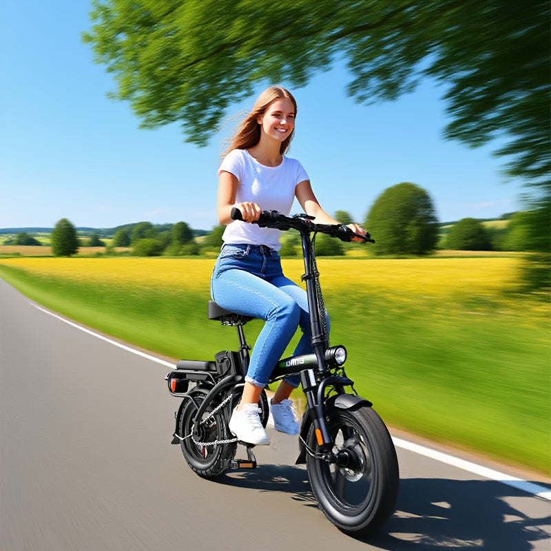 740W High-Power Lightweight Foldable E- with 20 MPH Speed & 35-Mile Range - Removable Battery