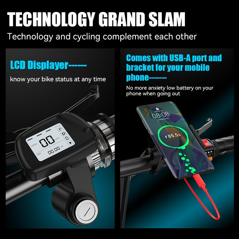 Electric Folding Bike Rated 500W\u002F350W (Peak 740W\u002F500W )