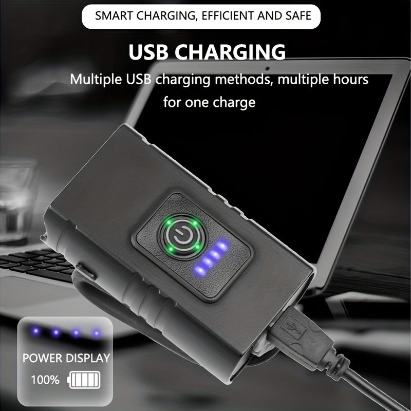 New LED Bike Light 1000LM USB Rechargeable Power Display Mountain Road Cycling Front Lamp Flashlight Riding Equipment IPX4