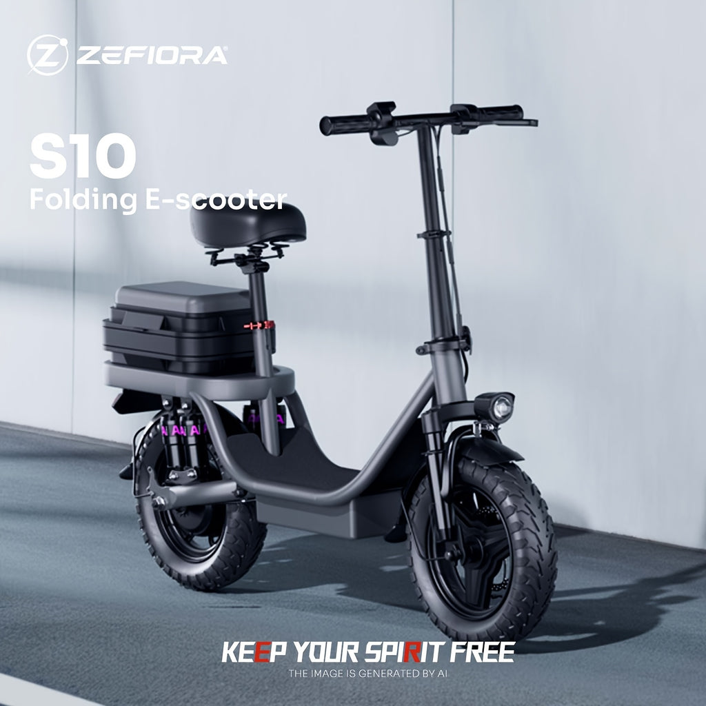 740W Peak Adult Folding Electric Bicycle, Commuter City Folding Electric Bicycle