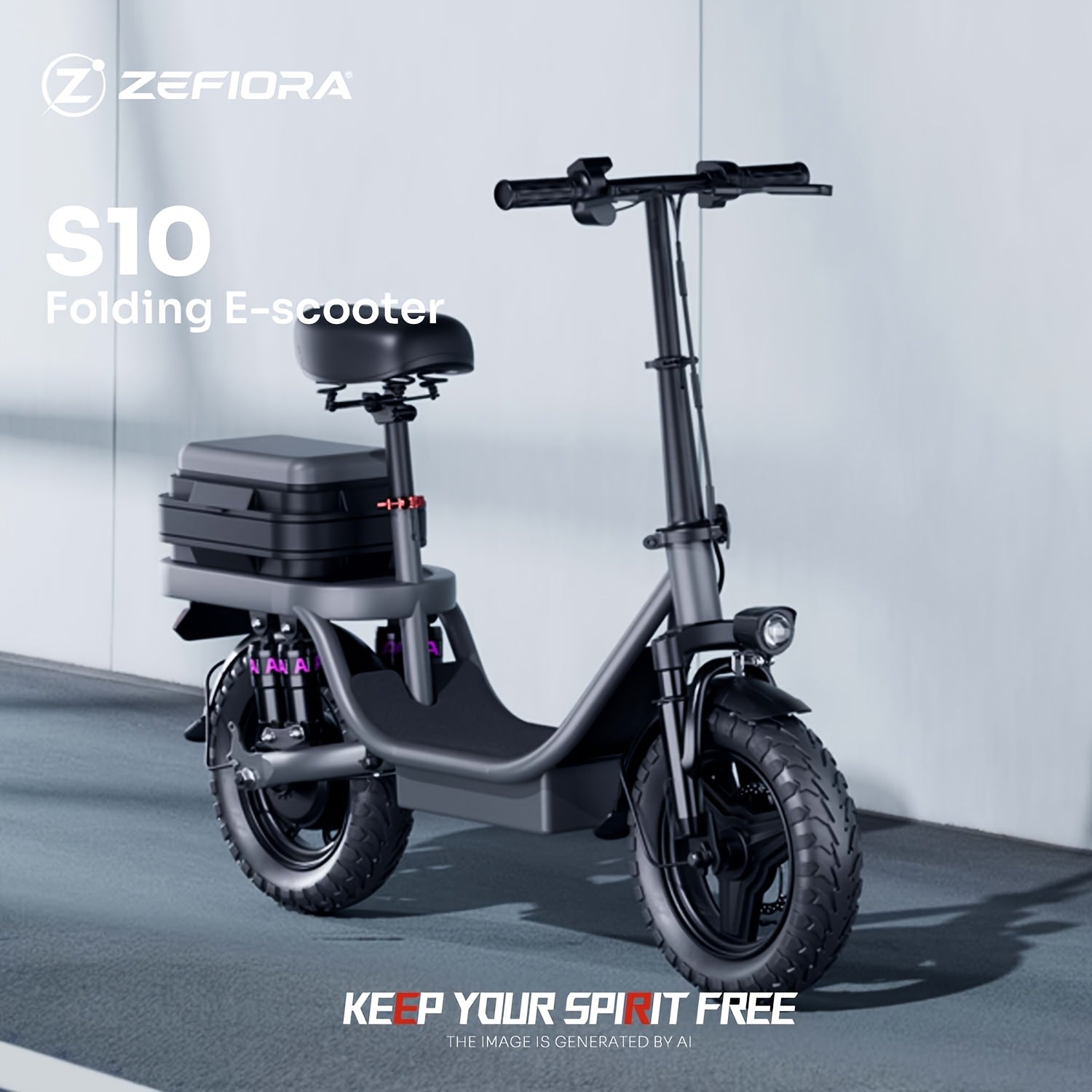 740W Peak Adult Folding Electric Bicycle, Commuter City Folding Electric Bicycle