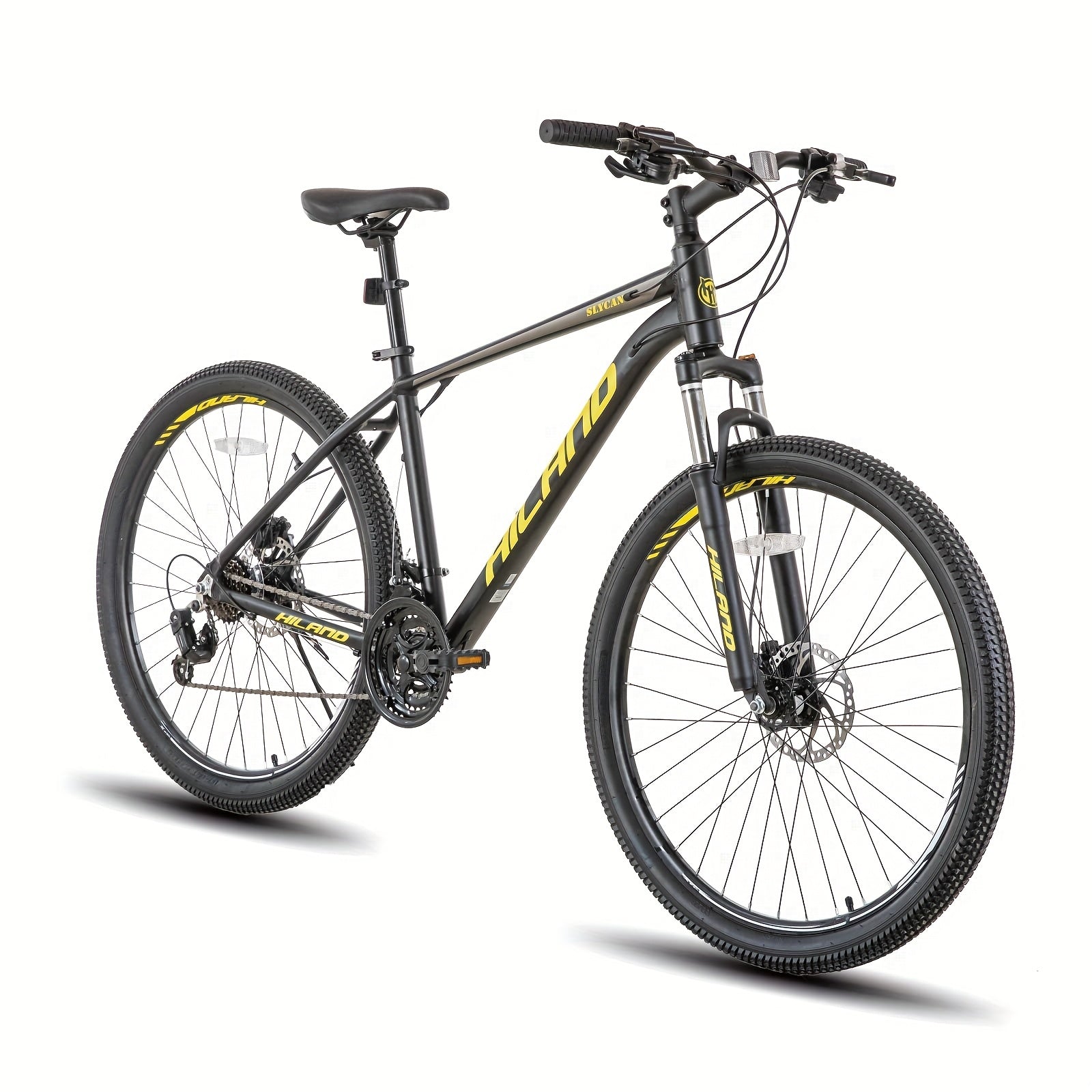 Slycan 27.5 Inch Mountain Bike, 21-Speed MTB With Hydraulic Disc Brakes, Aluminum Alloy Frame & Shimano Rear Derailleur