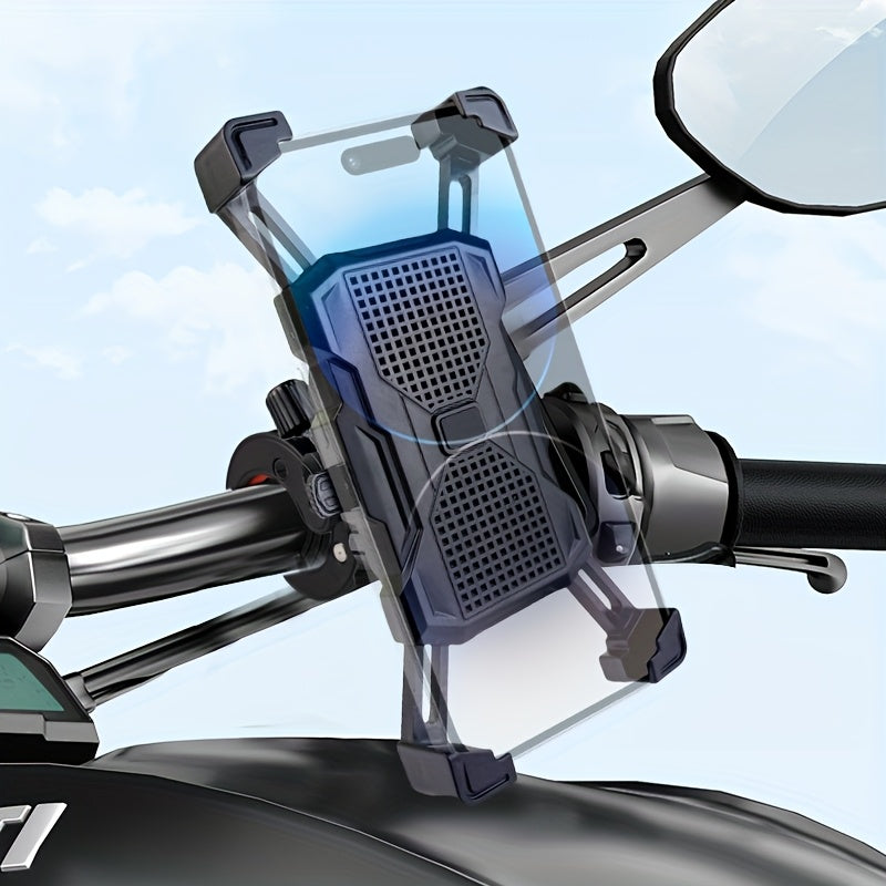 Motorcycle Phone Holder, Bicycle Phone Holder, 10S Quick Installation Phone Holder