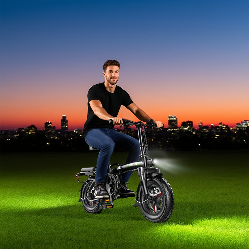 740W High-Power Lightweight Foldable E- with 20 MPH Speed & 35-Mile Range - Removable Battery