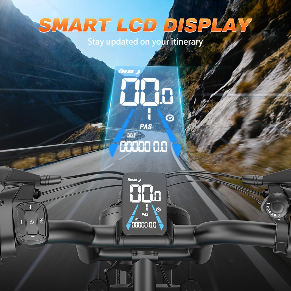 F30-20 Inch ×4 Fat Tire Electric Mountain Bike, 749W Motor And 27.9MPH