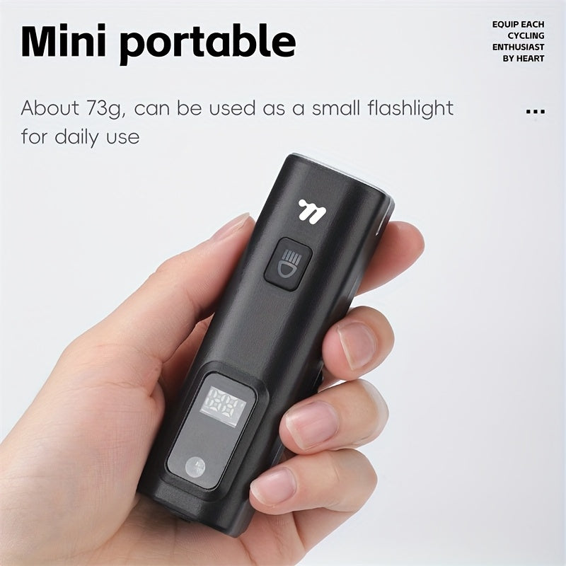 WEST BIKING Smart Bike Light 400LM USB-C Quick Charge Bike Headlight with Control