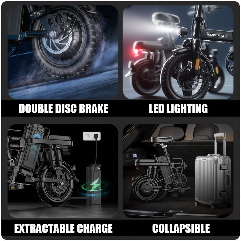Ebikes For Adults, Rated 500W\u002F350W (Peak 740W\u002F500W ) Motor 20MPH-28MPH Max Speed
