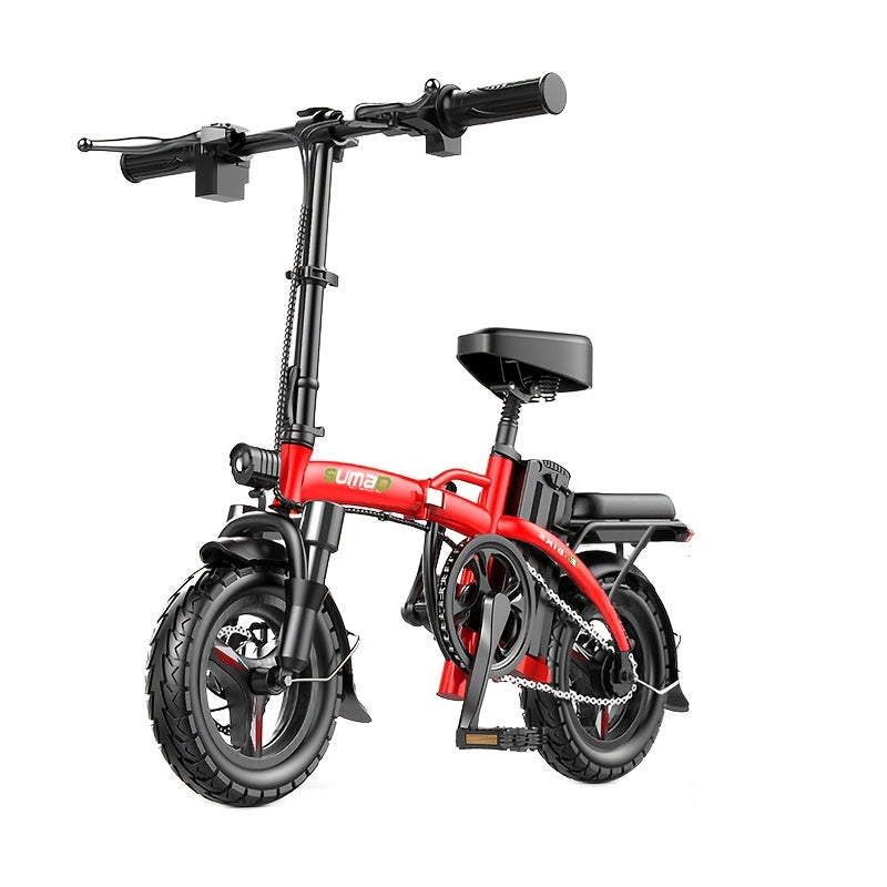 740W High-Power Lightweight Foldable E- with 20 MPH Speed & 35-Mile Range - Removable Battery