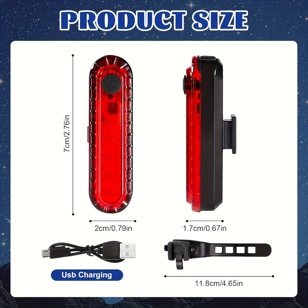 High Brightness T6 Dual LED! Bicycle Front Light, USB Charging