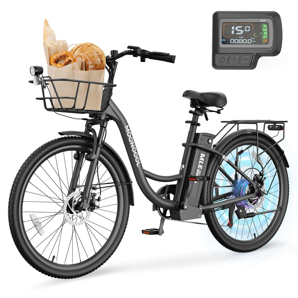 Electric Bike for Adults,36V 350W Ebike with Removable Battery, 26”Electric Bicycles