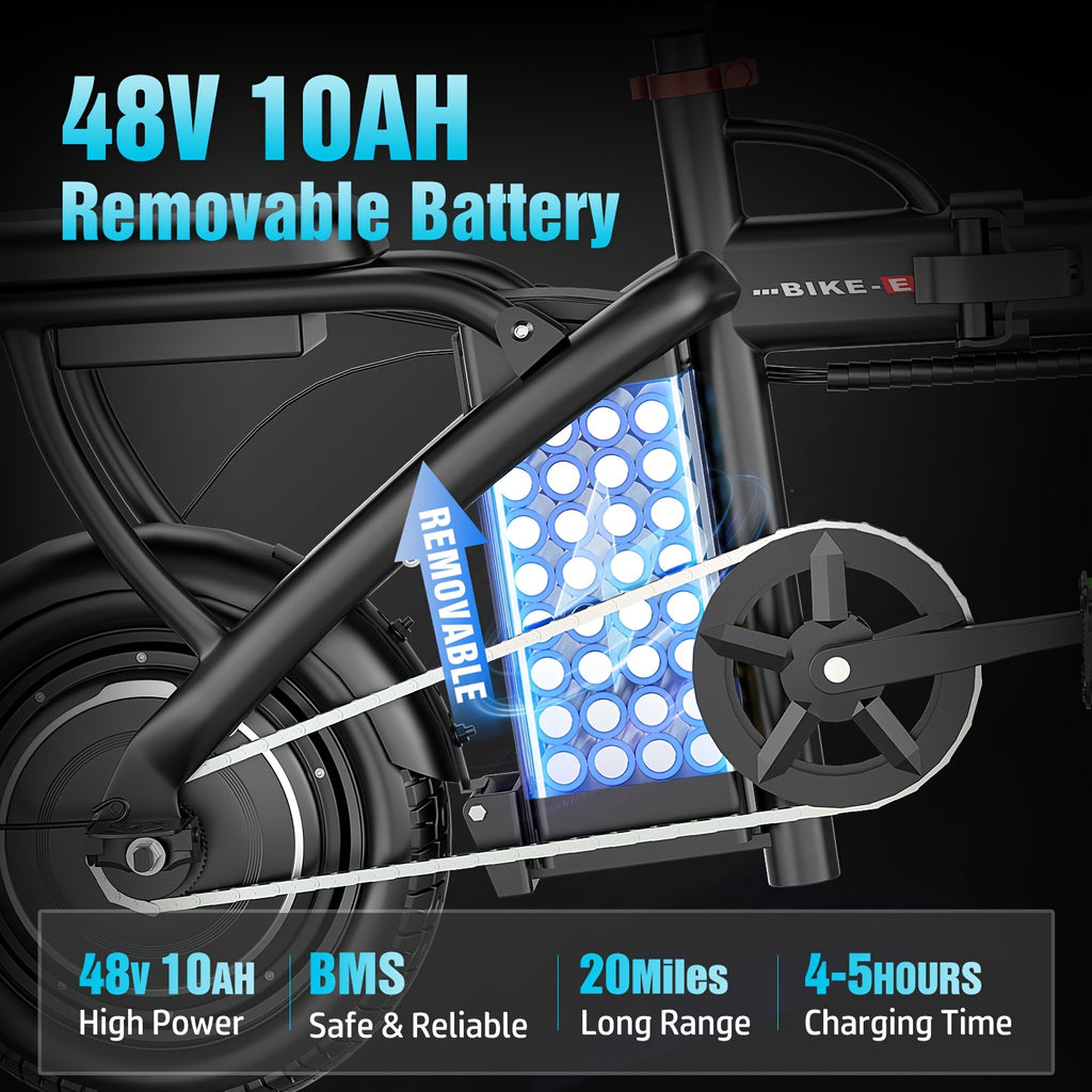 Foldable Adult Electric Bike 14\