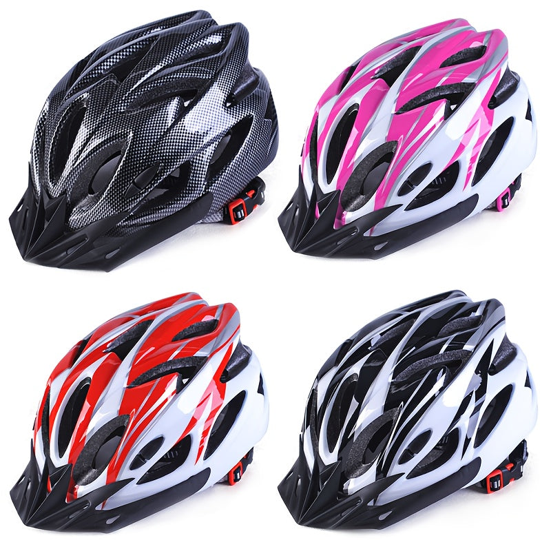 Bicycle Helmet, Unisex Adjustable Lightweight, Breathable Ventilated Honeycomb Design