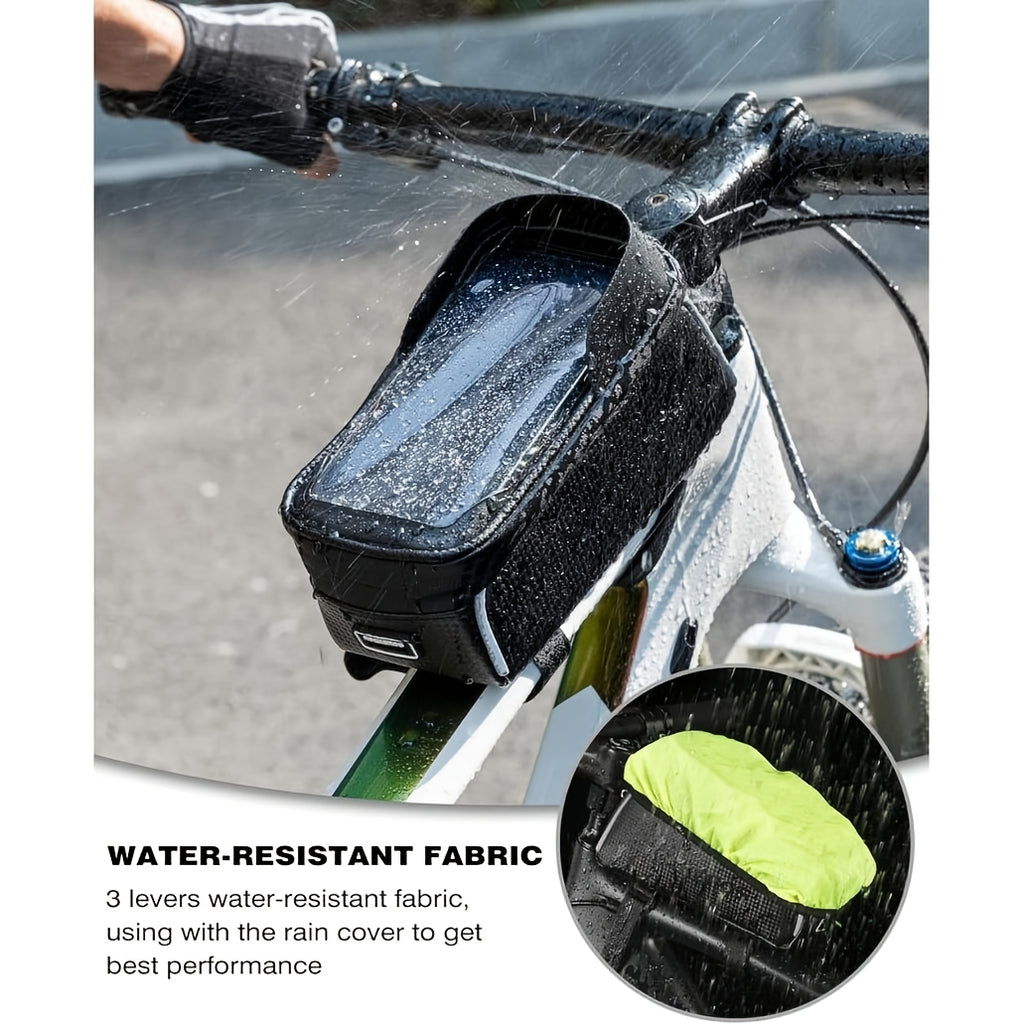 1pc High Quality Front Frame Phone Bag with Removable Strap, Cycling Phone Holder for