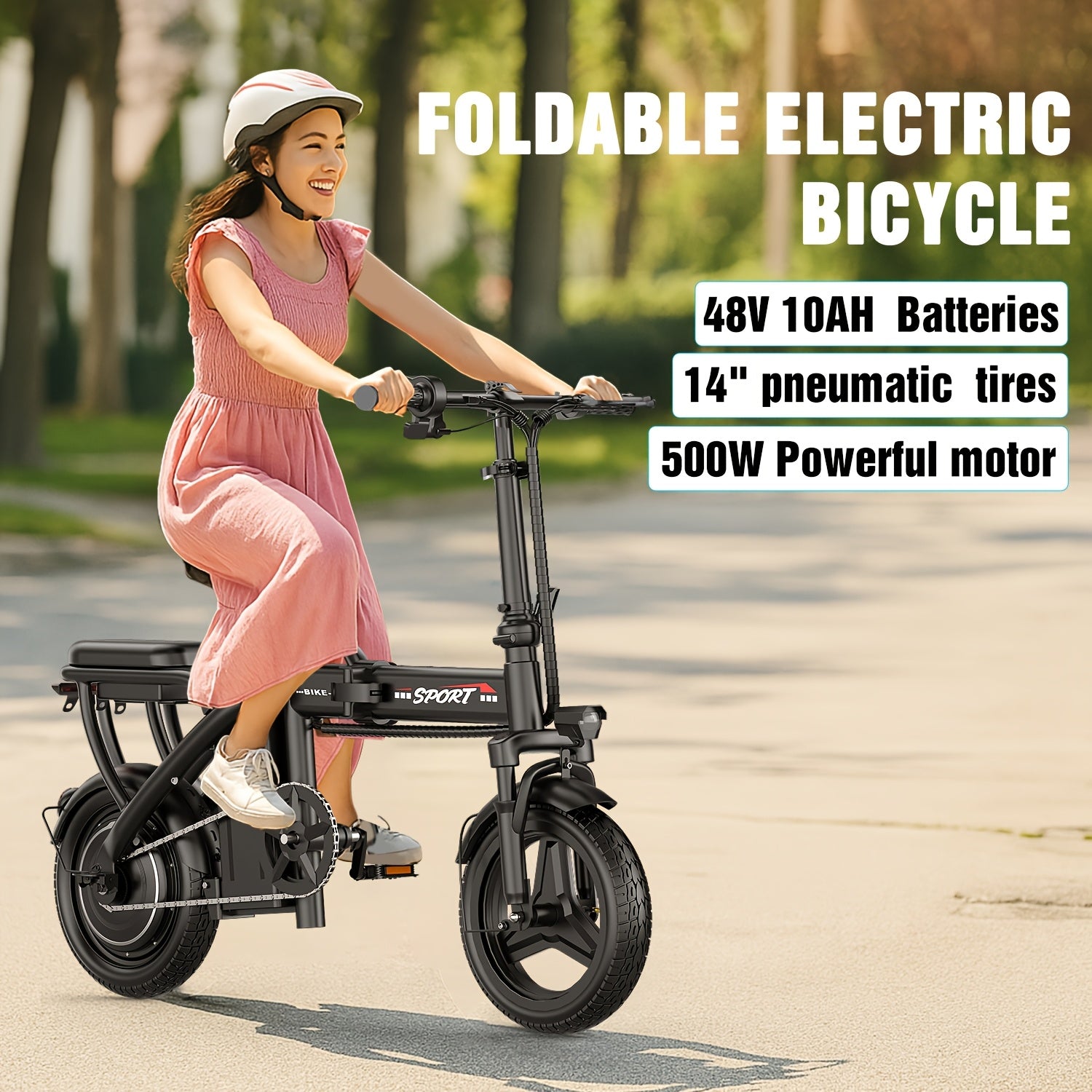 Foldable Adult Electric Bike 14\