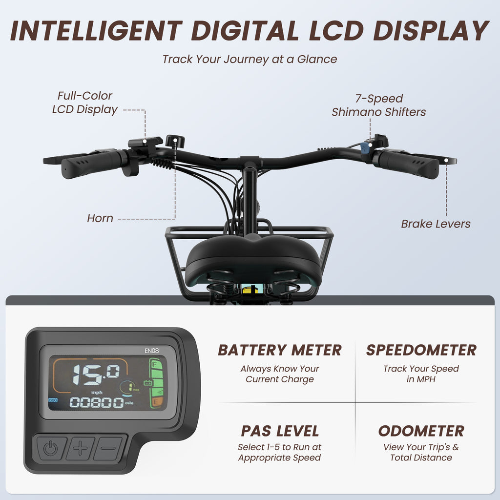 Electric Bike for Adults,36V 350W Ebike with Removable Battery, 26”Electric Bicycles