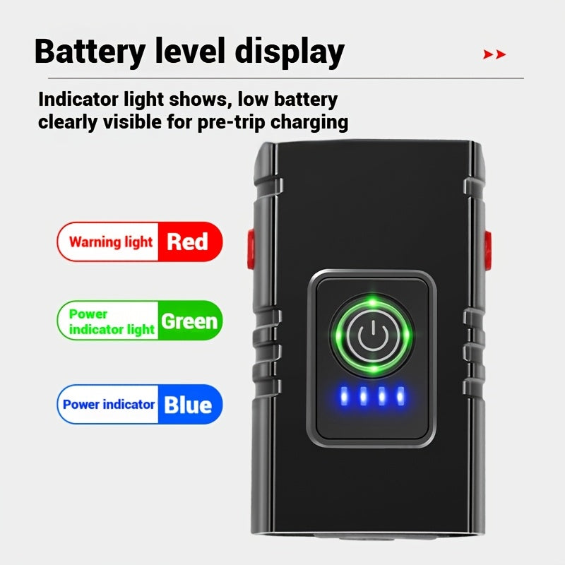 High Brightness T6 Dual LED! Bicycle Front Light, USB Charging