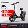740W Peak Adult Folding Electric Bicycle, Commuter City Folding Electric Bicycle