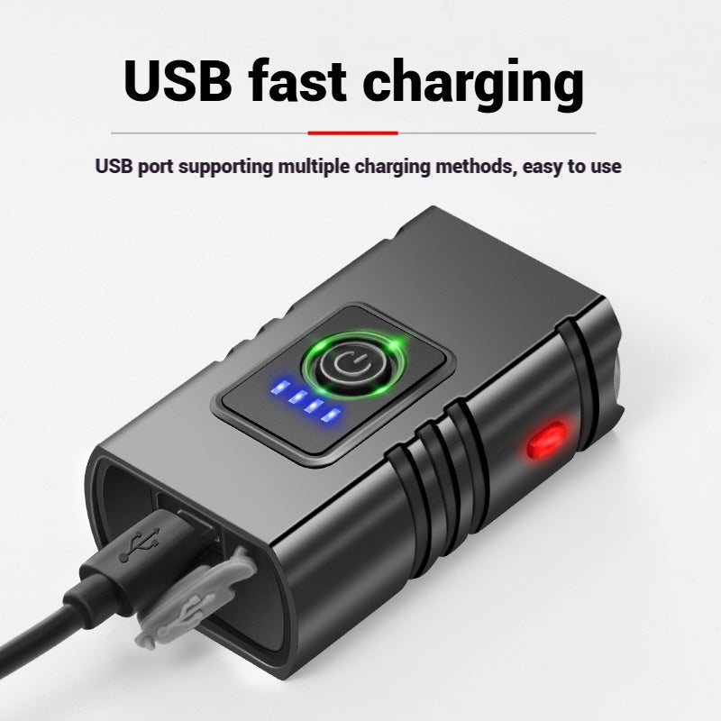 High Brightness T6 Dual LED! Bicycle Front Light, USB Charging