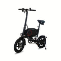Foldable Adult Electric Bicycle Features 14-inch Tires, A 350W Motor, A 7.5ah Lithium Battery